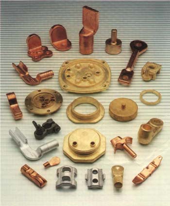 Brass Forging Copper forging Brass stamped parts components Forged parts components Brass Copper parts
